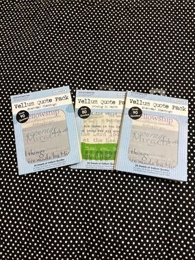 ColorBok Vellum Quote Pack - Blue and Green Mixed Media Accents